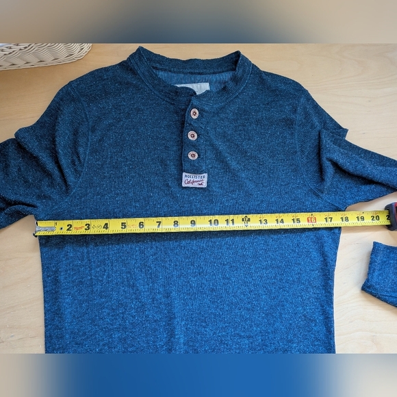 VTG HOLLISTER Y2K Women Long Sleeve Shirt Cotton And Polyester Size XL - Picture 9 of 10